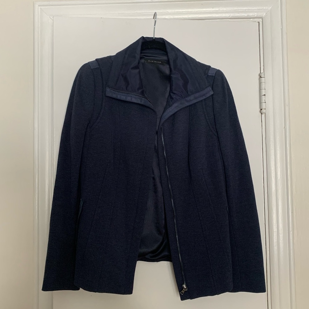 Elie Tahari Navy Jacket